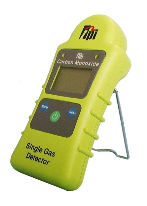 A photograph of a Single Gas Detector, 3/4 view.