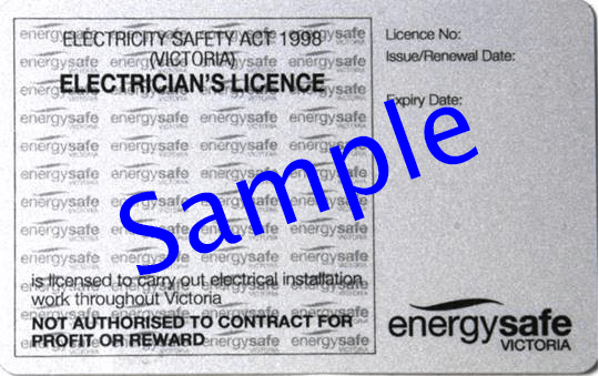 Electrician's licence