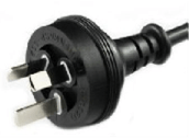 A photograph of a standard Australian electrical plug.